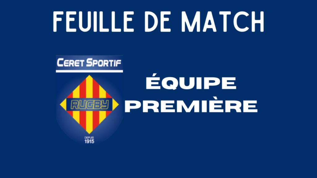 J9 : Fédérale 1 – Saint-Sulpice v Céret Sportif