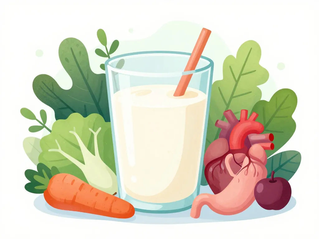 bienfaits du lait de soja santé globale illustration