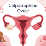 Illustration Colpotrophine ovule pour sécheresse vaginale