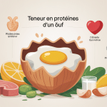 combien de proteines dans un œuf image nutritionnelle moderne