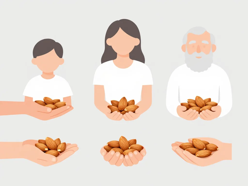 combien manger d amandes par jour, portions idéales selon l’âge