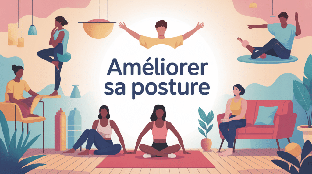 Comment améliorer sa posture illustration centrale positions