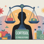 illustration cortisol et prise de poids, stress et alimentation