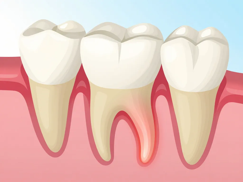 Diagramme exogenose dentaire racine dans sinus