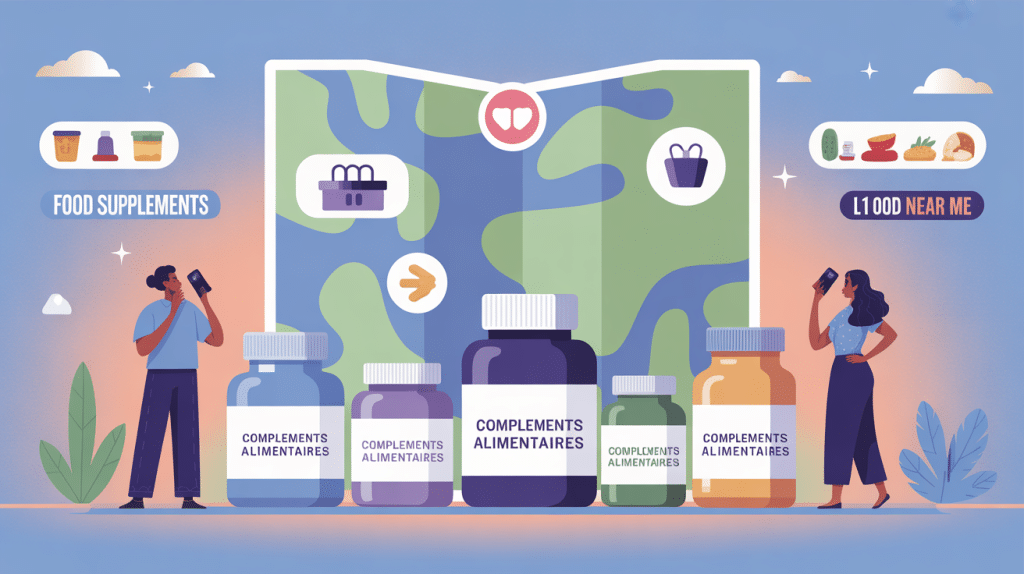 food supplements near me carte et achat à proximité