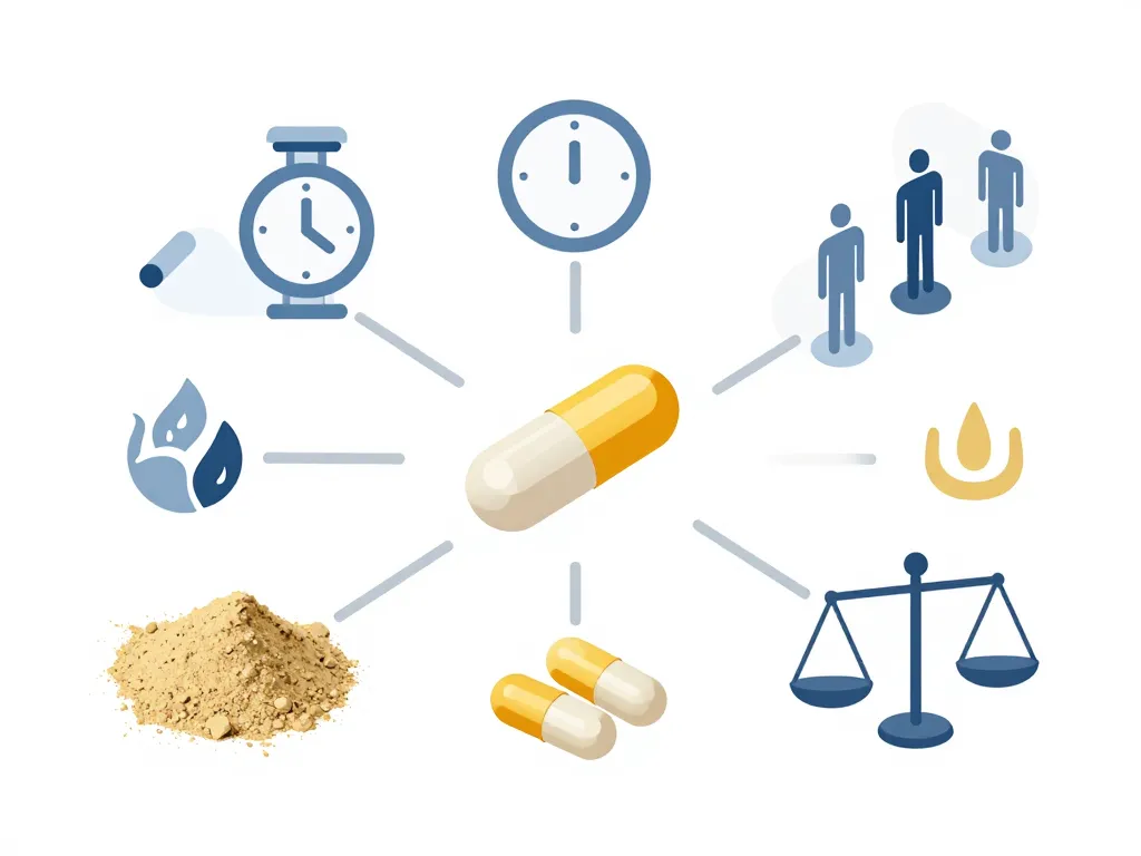 Maca effet au bout de combien de temps formes dose régularité diagramme