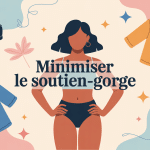 Minimiser soutien gorge silhouette stylisée bien-être
