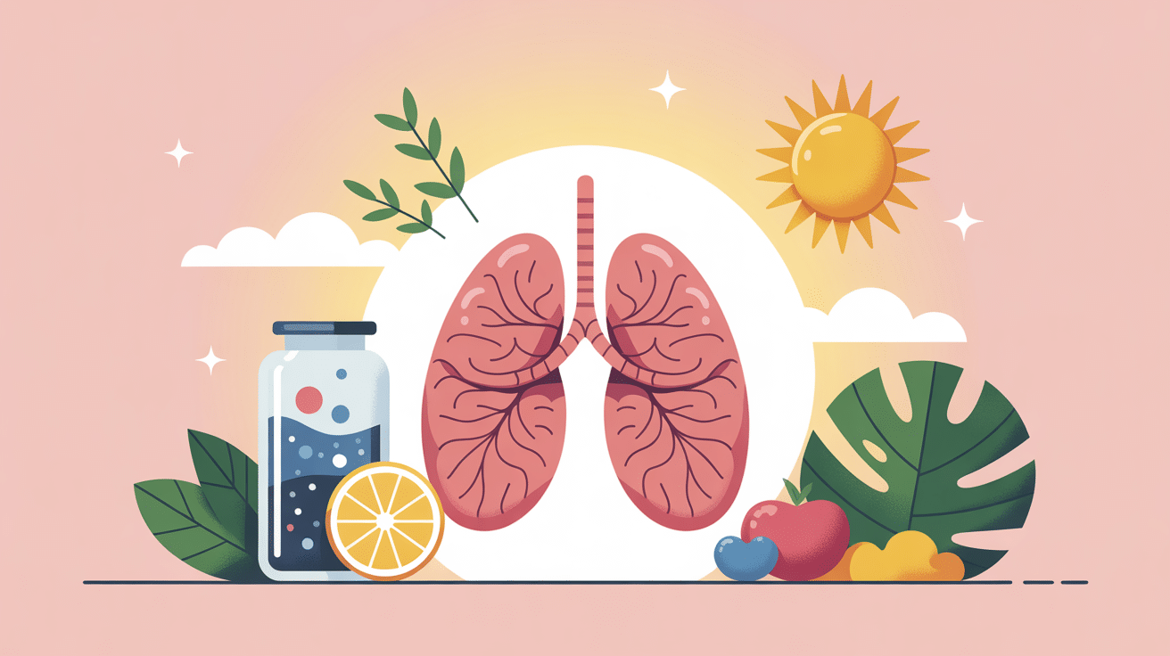 peut on vivre longtemps avec de l'emphysème illustration poumons santé