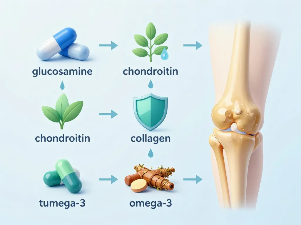 Comparatif quel est le meilleur complément alimentaire pour les articulations, diagramme types