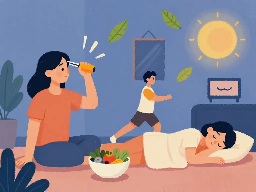 conseils visuels réduire cortisol et prise de poids