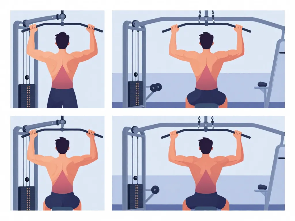 Tirage verticale muscle sollicite prise differente