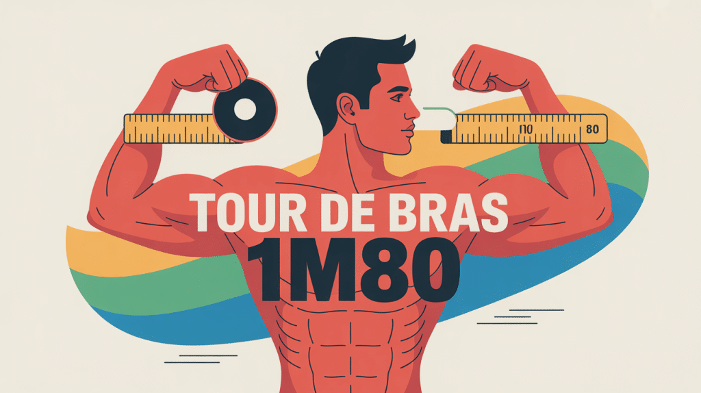 tour de bras homme 1m80 illustration mesure
