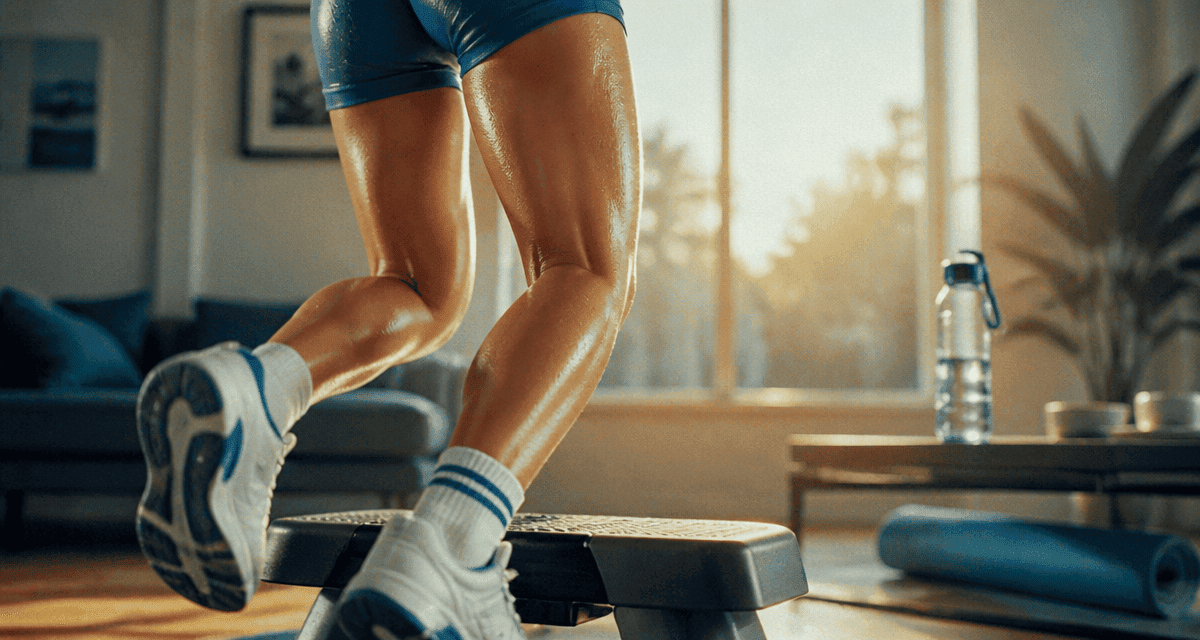 1h de stepper par jour resultats femme en action
