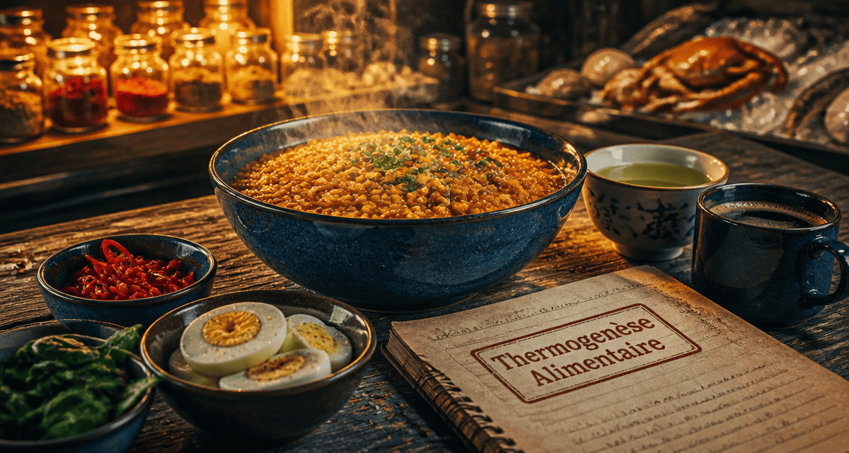 aliments qui boostent le métabolisme sur table rustique