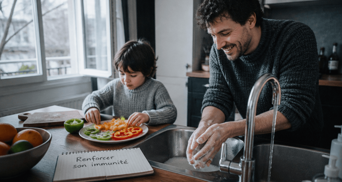 comment ne pas tomber malade lavage mains et vitamines