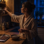 envie de sucre le soir femme hésite entre chocolat et graines