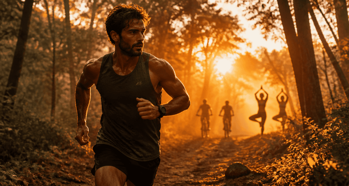 hormone du bonheur sport coureur forêt