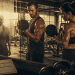 Métabolisme et musculation homme femme haltères
