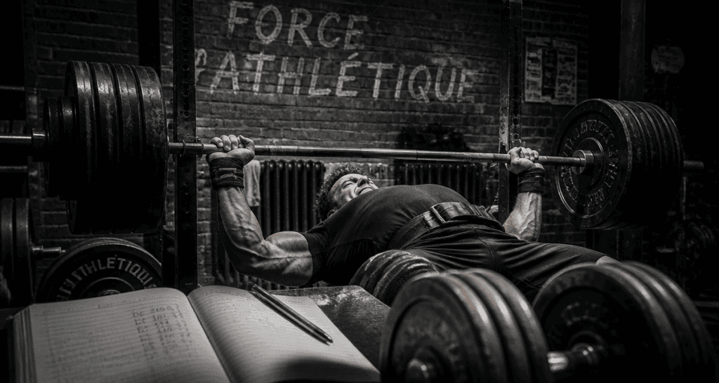 musculation pour la force développé couché salle