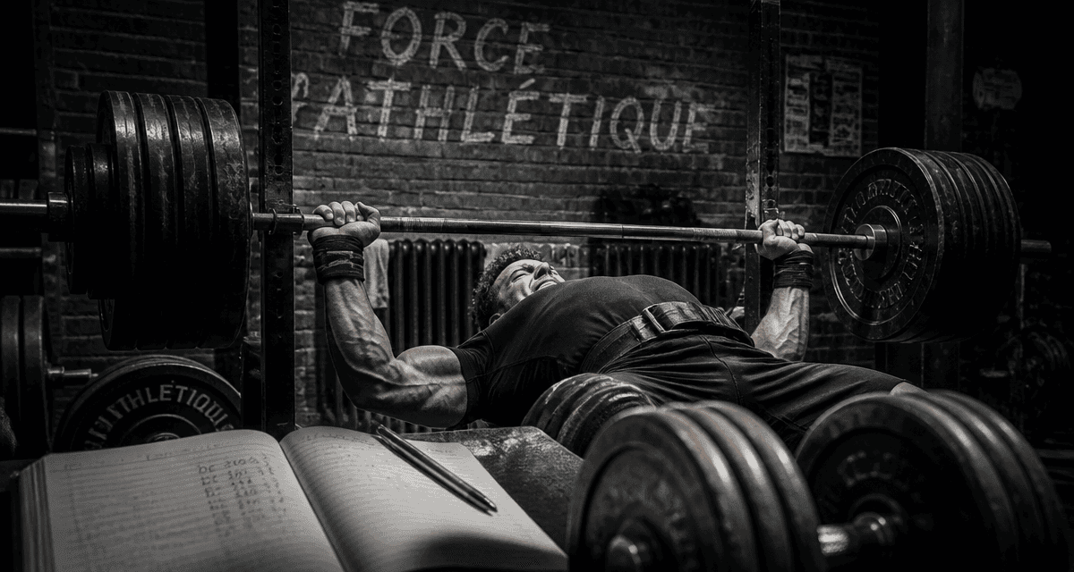 musculation pour la force développé couché salle