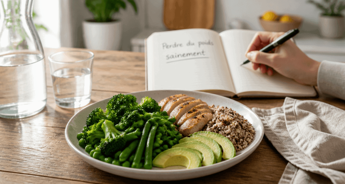 que faut il manger pour perdre du poids assiette équilibrée