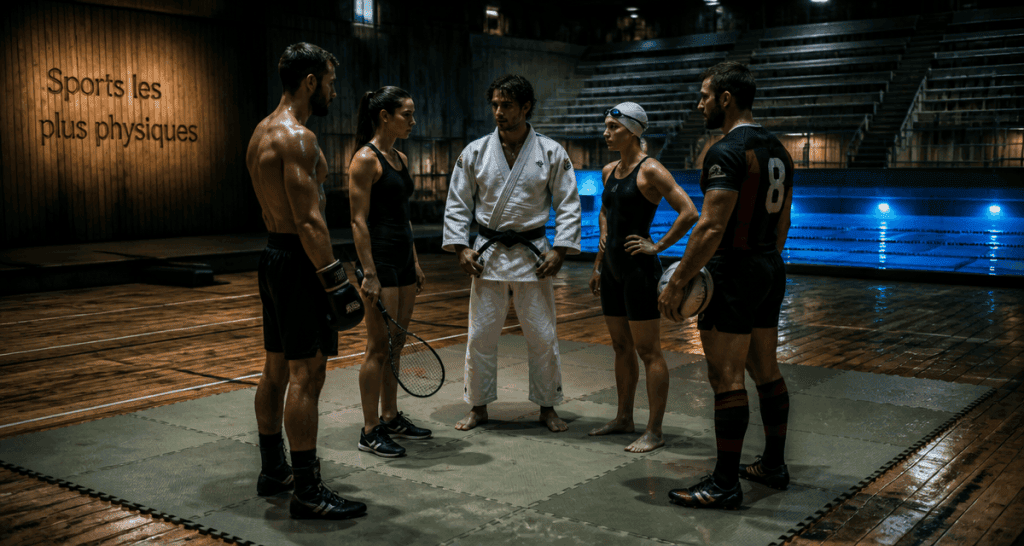 Quel sport est le plus physique, cinq athlètes réunis