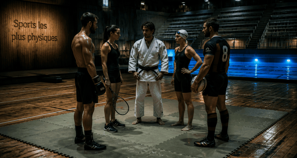 Quel sport est le plus physique, cinq athlètes réunis