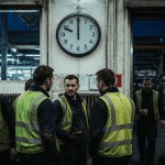 travail posté relève équipe usine nuit