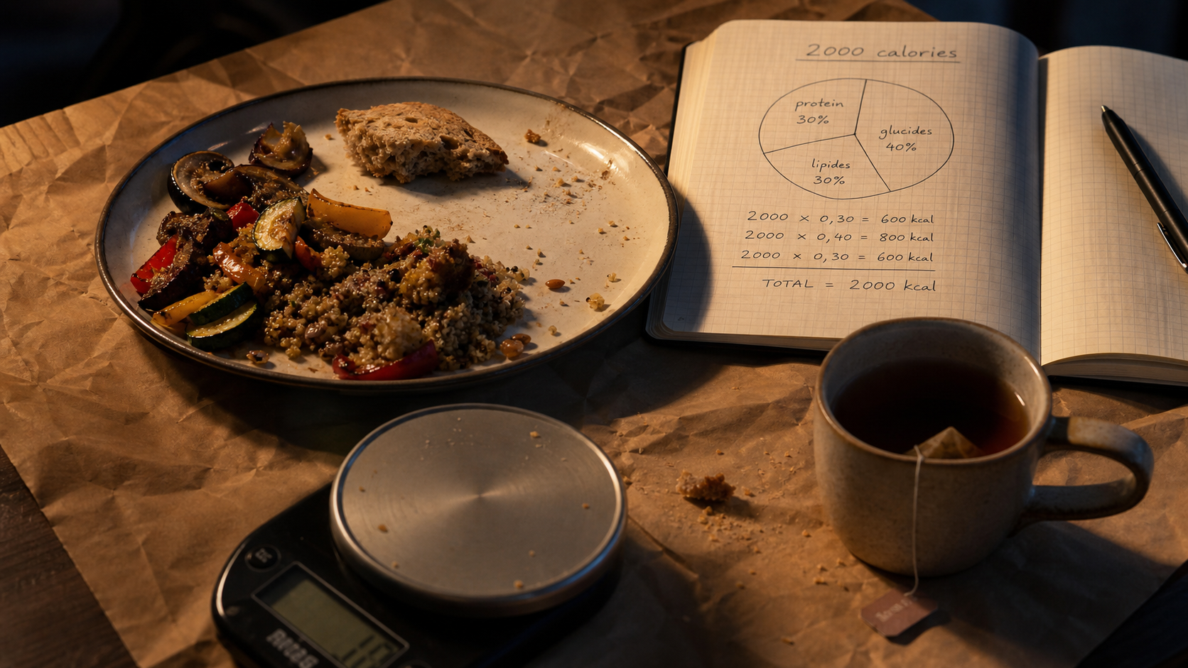2000 calories par jour : table et repères nutritionnels