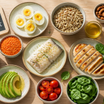aliment pour perdre le ventre sur une table