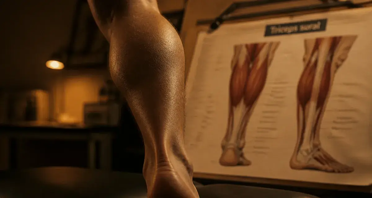 Anatomie muscle du mollet : triceps sural et tendon d’Achille