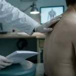 Bosse dans le dos : correction de posture, examen du dos