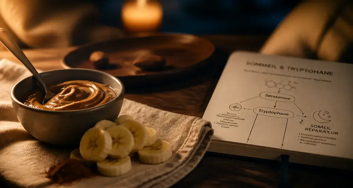 Manger du beurre de cacahuete le soir pour le sommeil et la récupération
