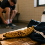 manger une banane avant le sport vestiaire