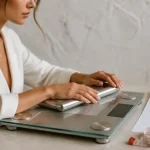 Masse grasse femme en kg : calcul (poids × % graisse) sur balance impédancemètre