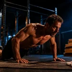 Musculation poids du corps : programme Full Body, pompe propre au tapis
