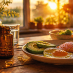 pourquoi prendre la vitamine d le soir assiette saumon oeuf
