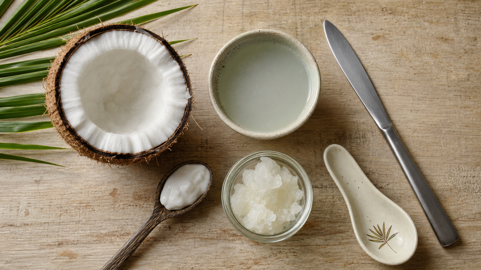 Les bienfaits de la noix coco : eau, chair et huile