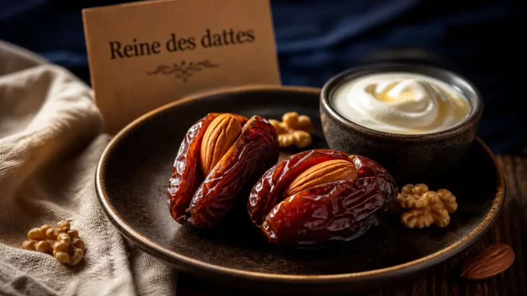 Dattes medjool bienfaits sur assiette