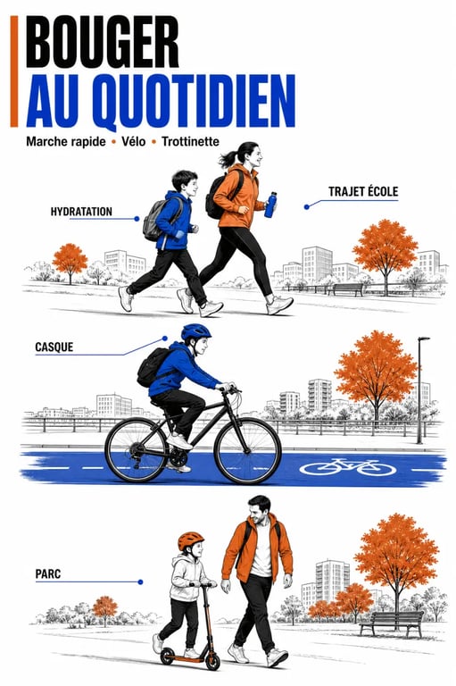 Comment maintenir une activité physique ludique en famille lors d'une sortie active au parc