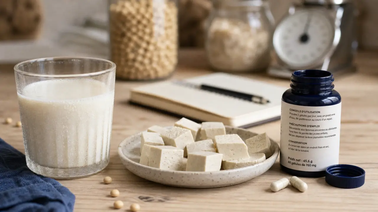 Isoflavones du soja : seuils ANSES pour tofu et boissons