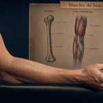 Les muscles du bras : biceps, triceps et avant-bras au niveau du coude
