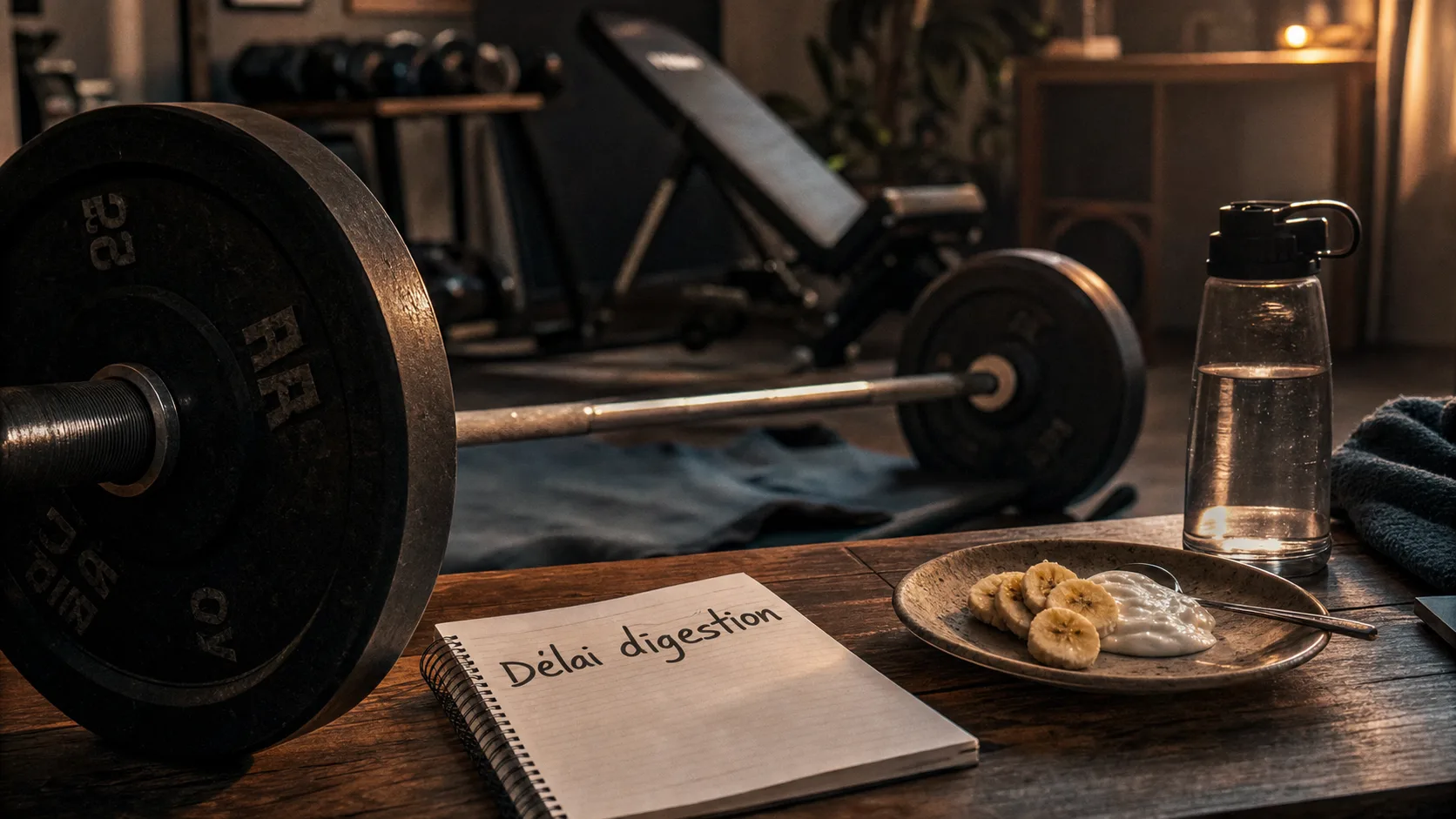 Muscu apres manger : délai digestion après repas 1 à 3 heures