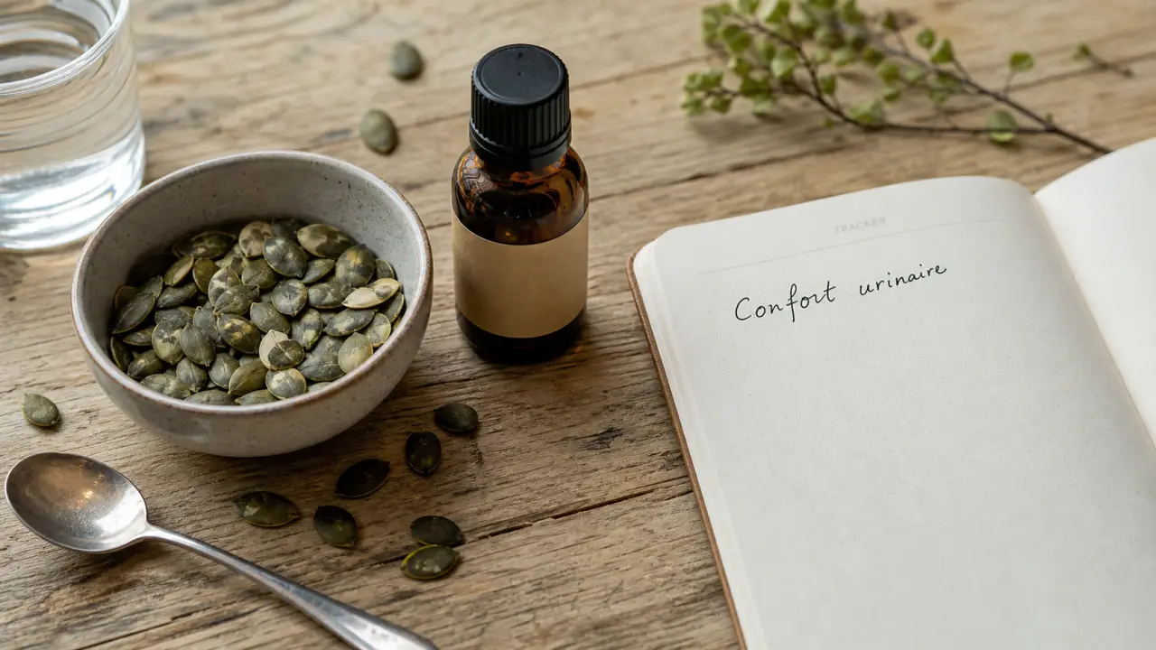 Prostate et graines de courge pour le confort urinaire
