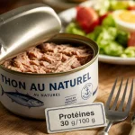 Proteine thon : 30 g/100 g selon les boîtes