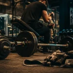Push pull legs program : haltères et barre en salle de sport