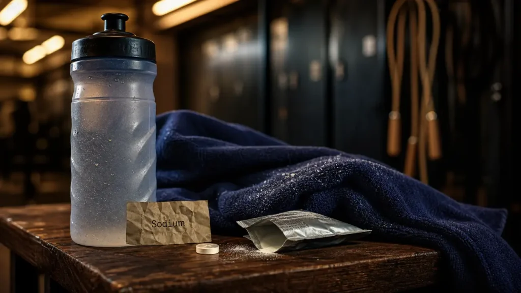 Quand le sodium et les électrolytes servent vraiment dans le sport, après une vraie sueur