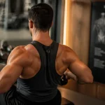 Muscle du dos : trapèze, grand dorsal et lombaires en salle de sport