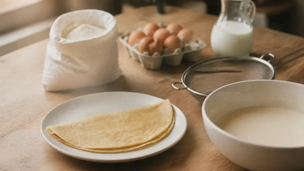 Crêpes et régime sans résidus : farine T45, garnitures simples et erreurs à éviter