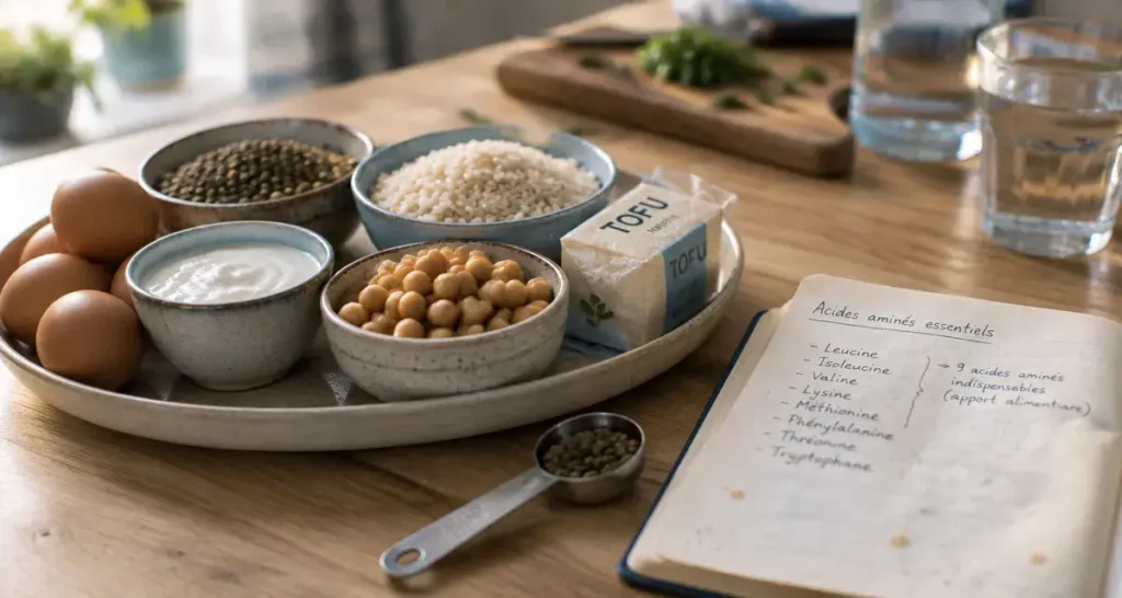 Les 9 acides aminés essentiels, leurs rôles et leurs sources alimentaires